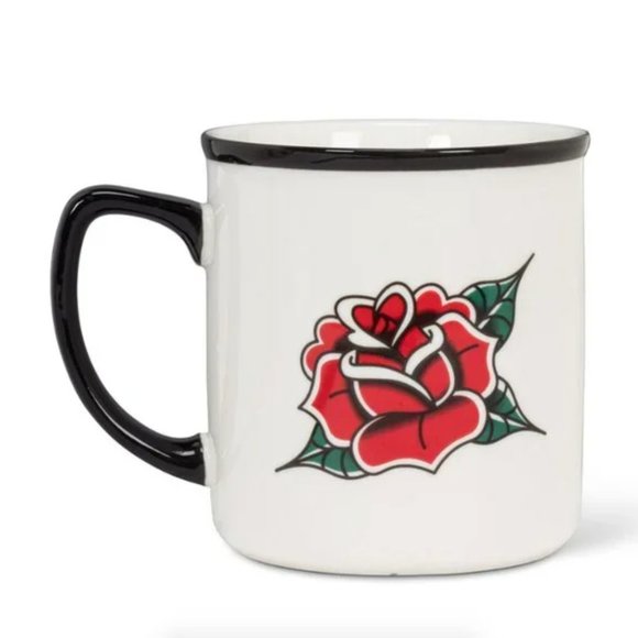 Exclusive "True Love" Tattoo Oversized Stoneware Mug - Oldschool Design - Picture 5 of 8